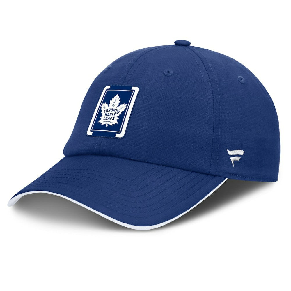 Toronto Maple Leafs Fanatics Authentic Pro Ripstop Adjustable Hat - Blue/White | Fanatics Lifestyle