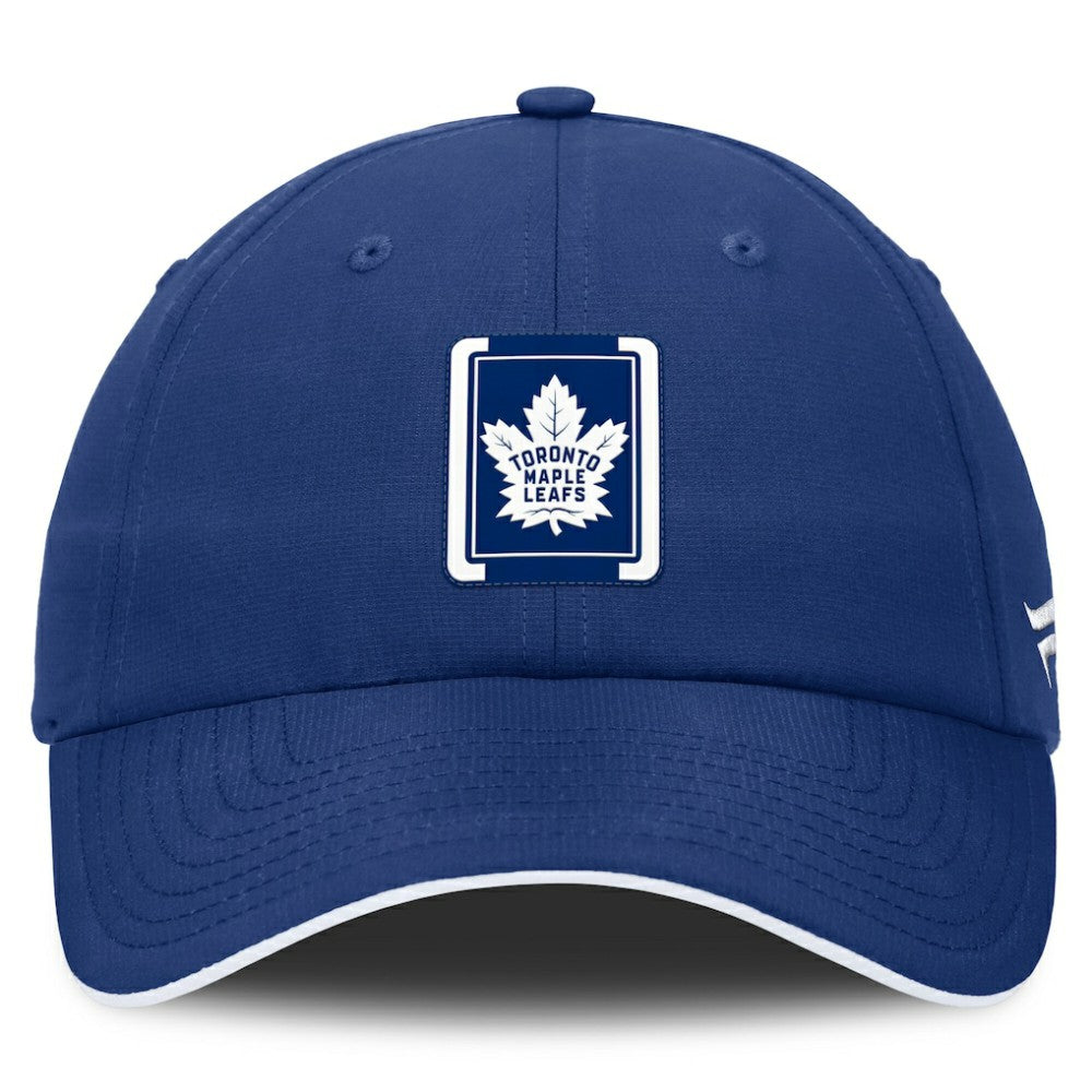 Toronto Maple Leafs Fanatics Authentic Pro Ripstop Adjustable Hat - Blue/White | Fanatics Lifestyle