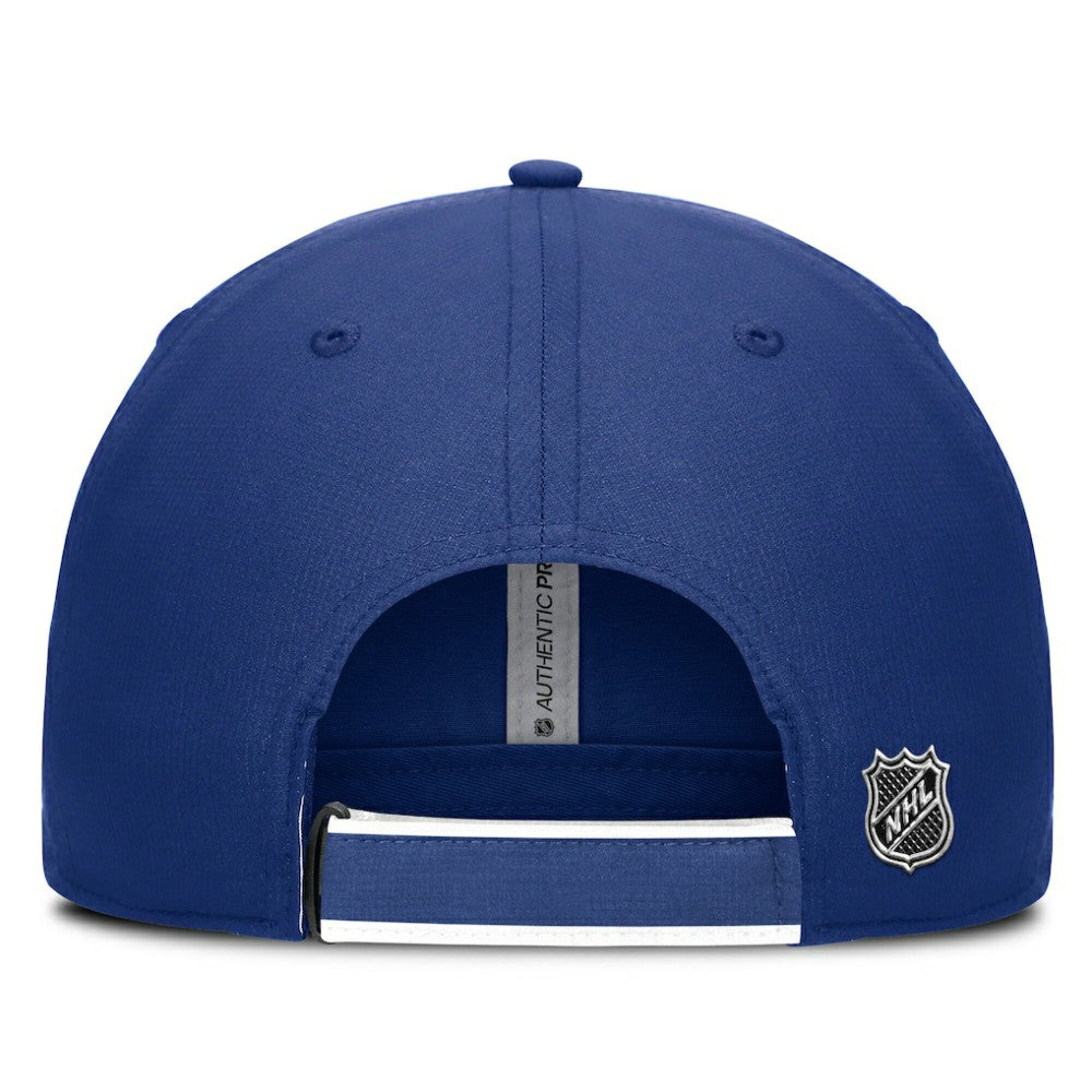 Toronto Maple Leafs Fanatics Authentic Pro Ripstop Adjustable Hat - Blue/White | Fanatics Lifestyle