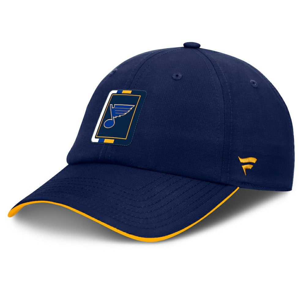 St. Louis Blues Fanatics Authentic Pro Ripstop Adjustable Hat - Navy/Gold | Fanatics on sale