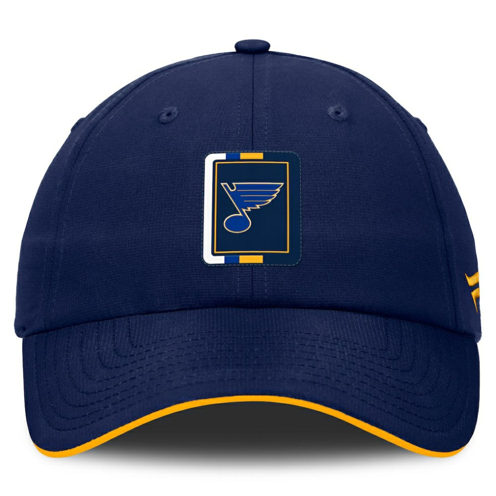 St. Louis Blues Fanatics Authentic Pro Ripstop Adjustable Hat - Navy/Gold | Fanatics on sale