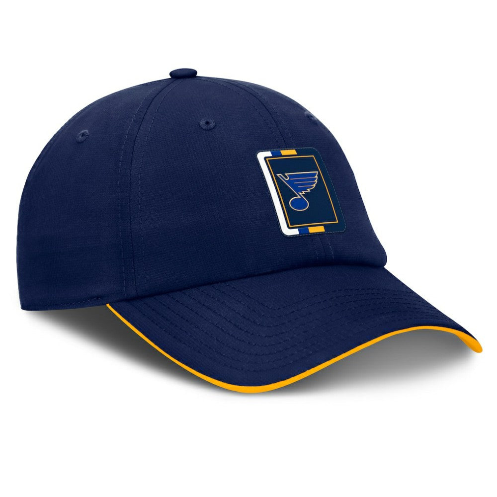 St. Louis Blues Fanatics Authentic Pro Ripstop Adjustable Hat - Navy/Gold | Fanatics on sale