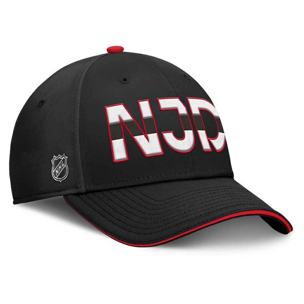 New Jersey Devils Fanatics Authentic Pro Rink Team Code Flex Hat - Black/Red | Fanatics on sale