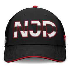 New Jersey Devils Fanatics Authentic Pro Rink Team Code Flex Hat - Black/Red | Fanatics on sale