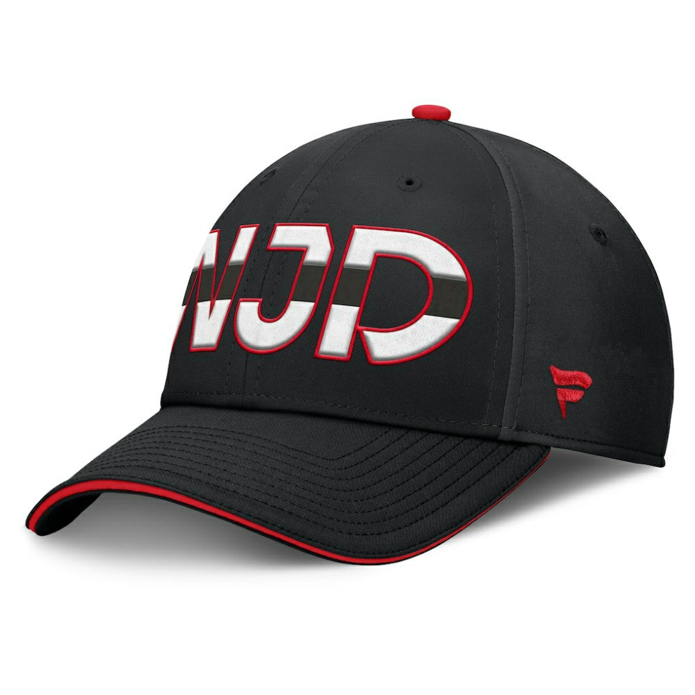 New Jersey Devils Fanatics Authentic Pro Rink Team Code Flex Hat - Black/Red | Fanatics on sale