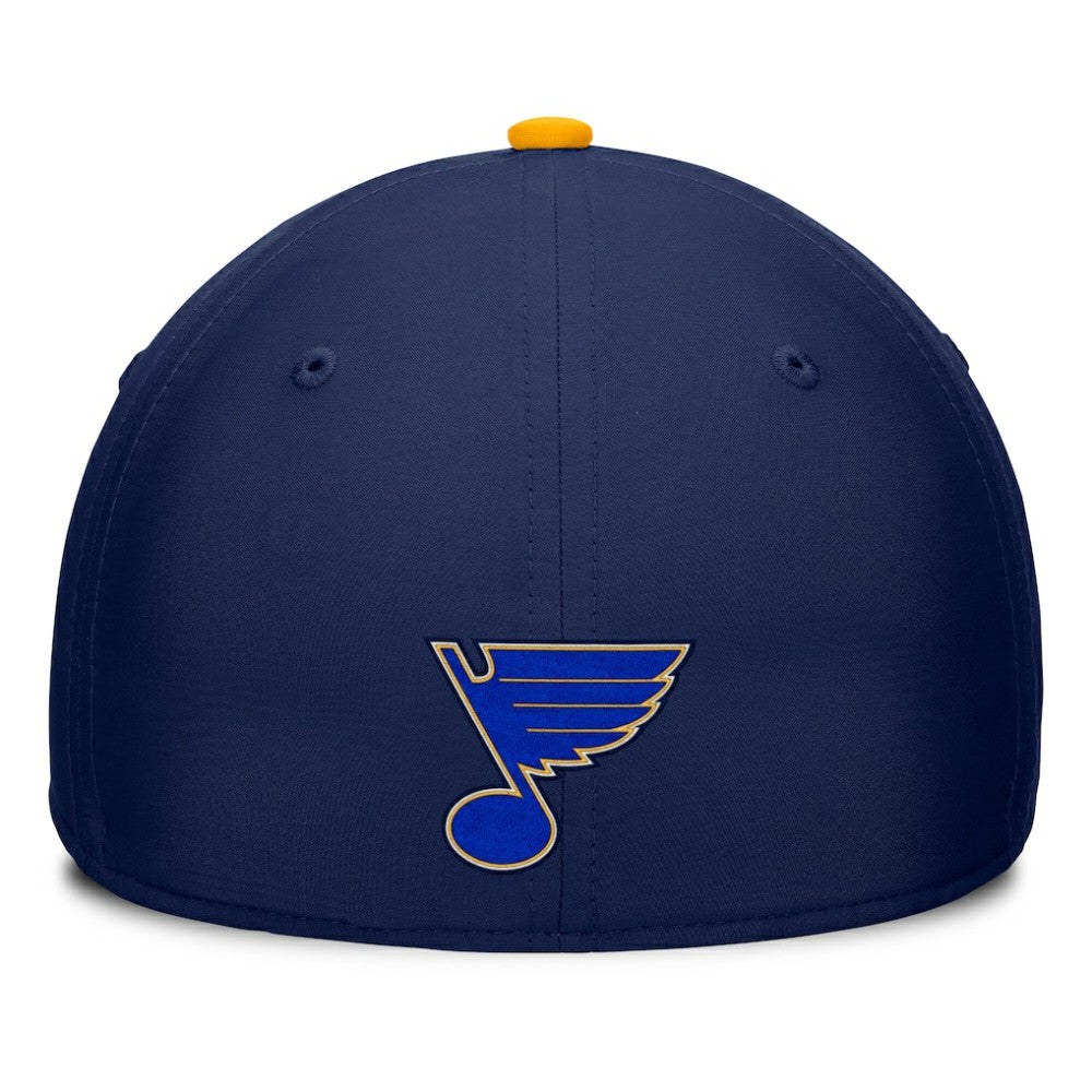 St. Louis Blues Fanatics Authentic Pro Rink Team Code Flex Hat - Navy/Gold | Fanatics discount