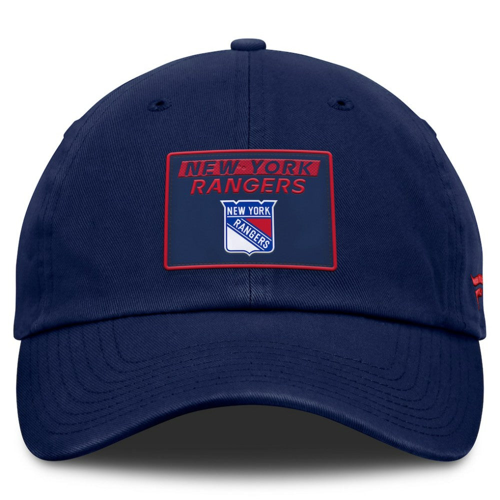 New York Rangers Fanatics Women's Authentic Pro Rink Adjustable Hat - Navy | Fanatics Lifestyle