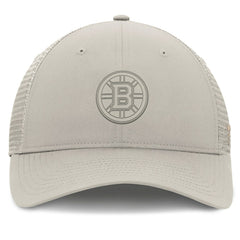 Boston Bruins Fanatics Women's Authentic Pro Road Trucker Adjustable Hat - Tan | Fanatics Lifestyle