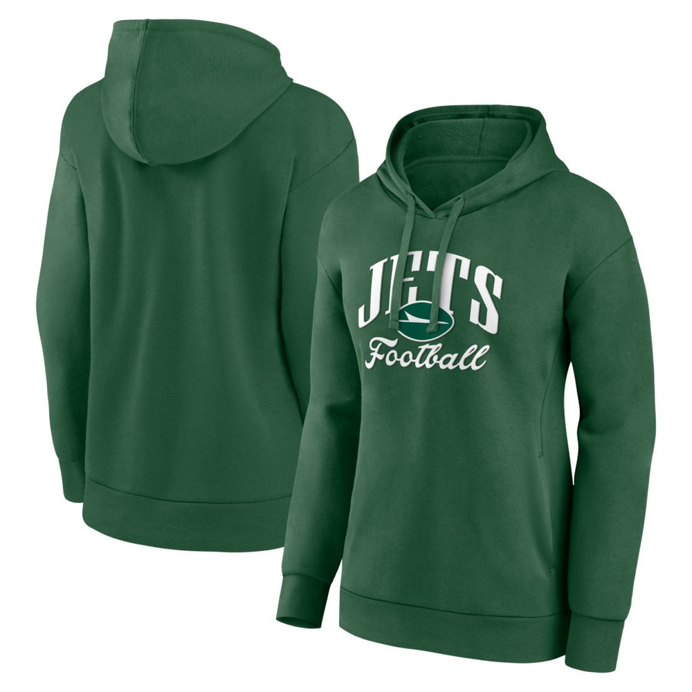 New York Jets Women's Victory Script Pullover Hoodie - Green - Fanatics