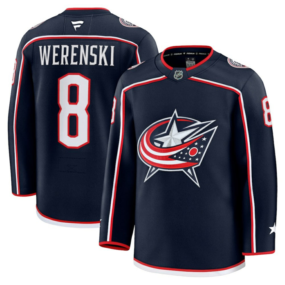 Zach Werenski Columbus Blue Jackets Fanatics Home Premium Jersey - Navy | Fanatics on sale