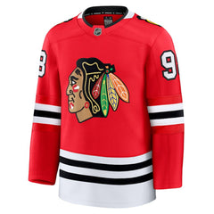 Connor Bedard Chicago Blackhawks Fanatics Home Premium Jersey - Red | Fanatics Lifestyle