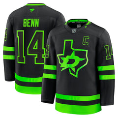 Jamie Benn Dallas Stars Fanatics Alternate Premium Jersey - Black | Fanatics Lifestyle