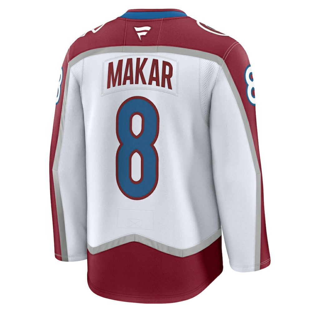 Cale Makar Colorado Avalanche Fanatics Away Premium Jersey - White | Fanatics online