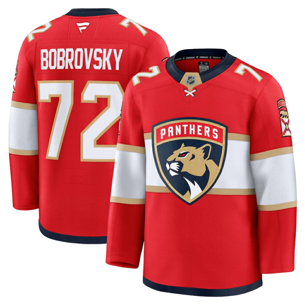Sergei Bobrovsky Florida Panthers Fanatics Premium Jersey - Red | Fanatics near me