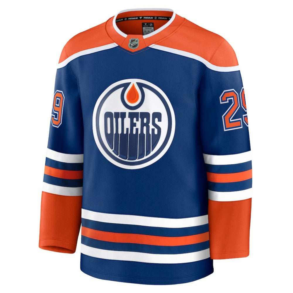 Leon Draisaitl Edmonton Oilers Fanatics Home Premium Jersey - Royal | Fanatics discount