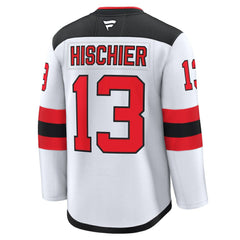 Nico Hischier New Jersey Devils Fanatics Away Premium Jersey - White | Fanatics on sale