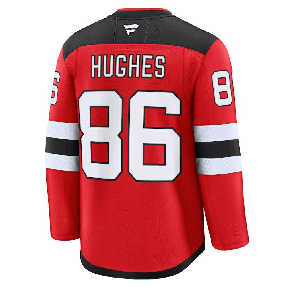 Jack Hughes New Jersey Devils Fanatics Home Premium Jersey - Red | Fanatics Clearance