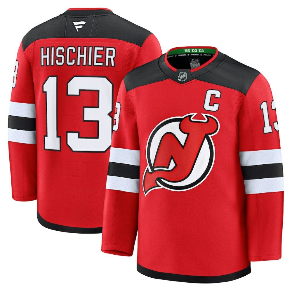 Nico Hischier New Jersey Devils Fanatics Home Premium Jersey - Red | Fanatics online