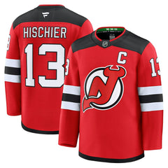 Nico Hischier New Jersey Devils Fanatics Home Premium Jersey - Red | Fanatics online