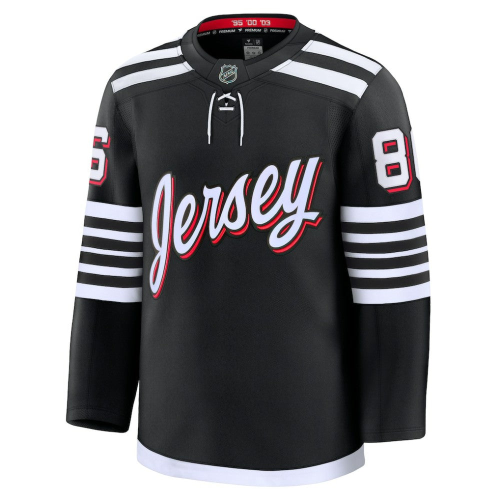 Jack Hughes New Jersey Devils Fanatics Alternate Premium Jersey - Black | Fanatics online