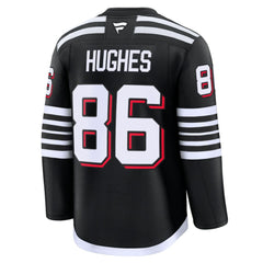 Jack Hughes New Jersey Devils Fanatics Alternate Premium Jersey - Black | Fanatics online
