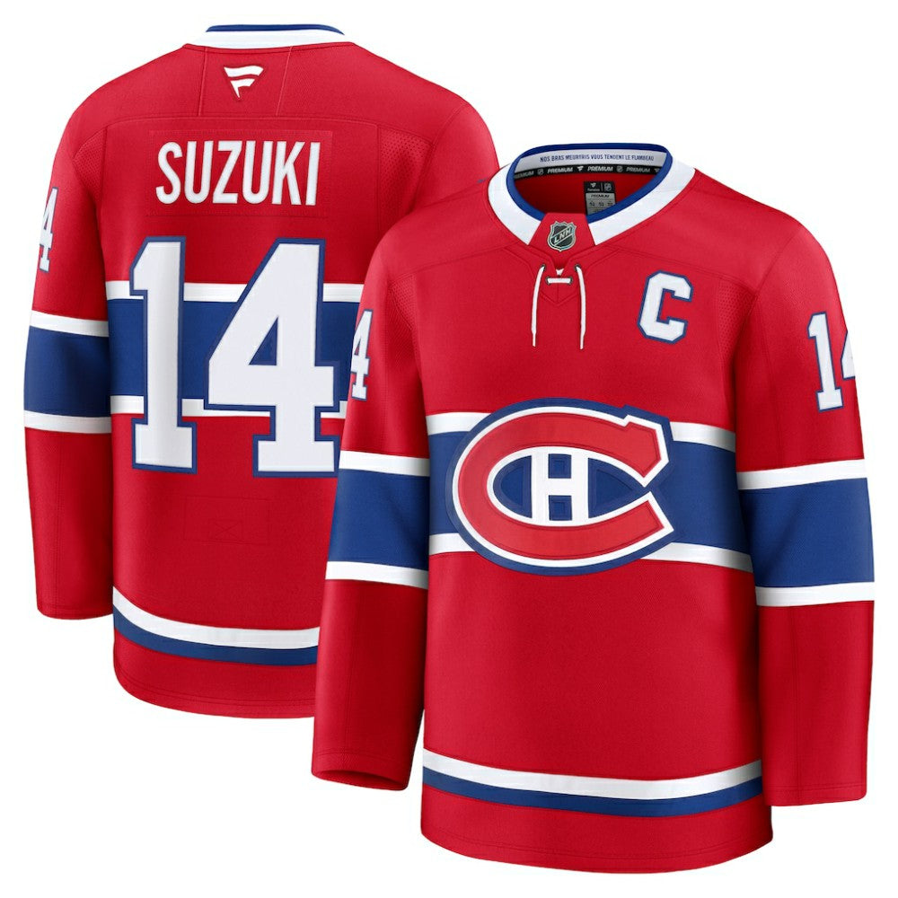 Nick Suzuki Montreal Canadiens Fanatics Home Premium Jersey - Red | Fanatics on sale