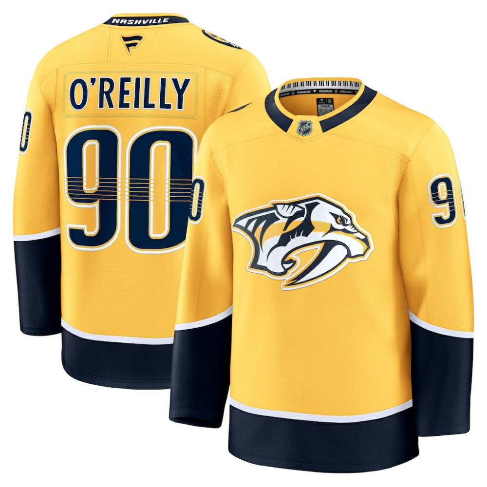 Ryan O'Reilly Nashville Predators Fanatics Home Premium Jersey - Yellow | Fanatics discount
