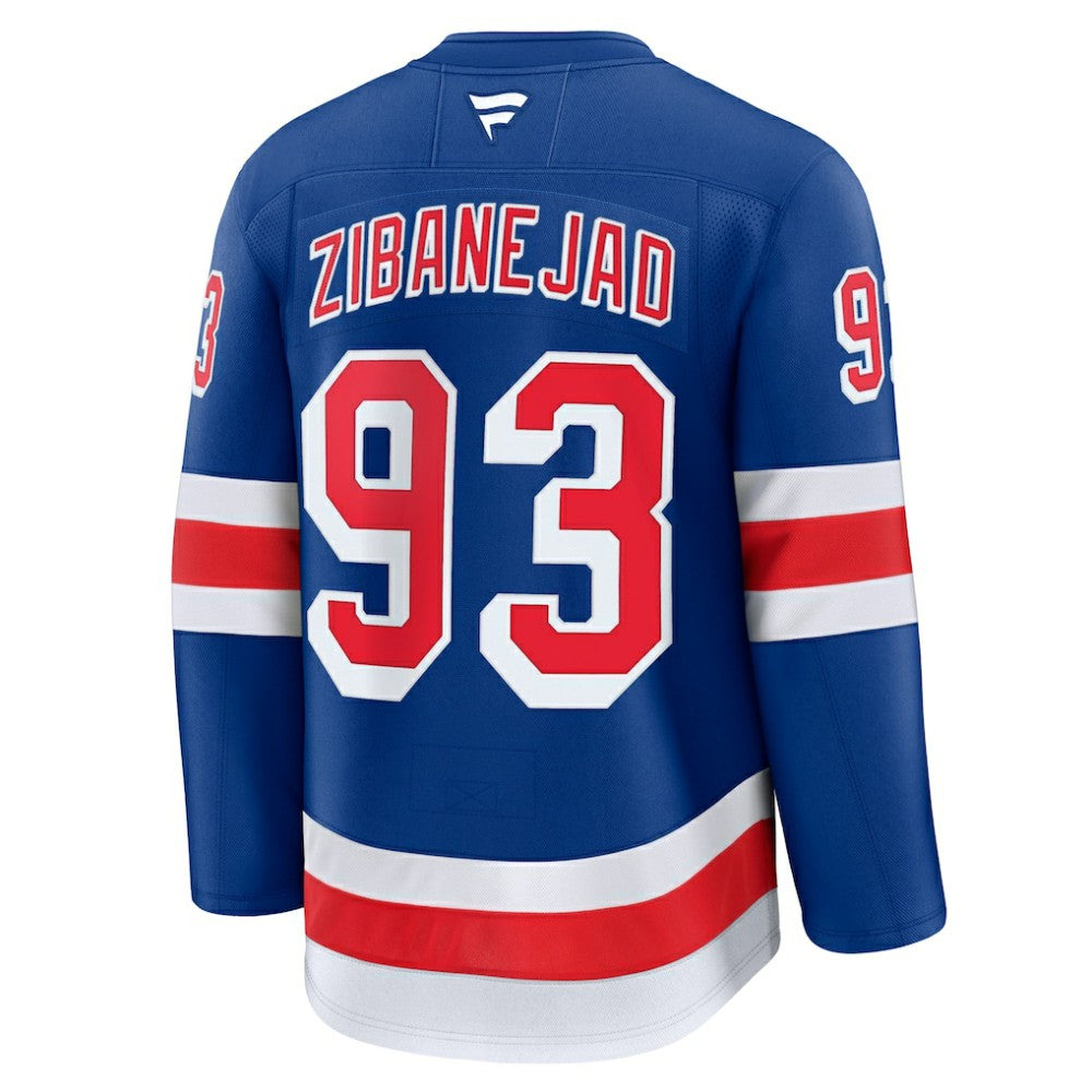 Mika Zibanejad New York Rangers Fanatics Home Premium Jersey - Blue | Fanatics on sale