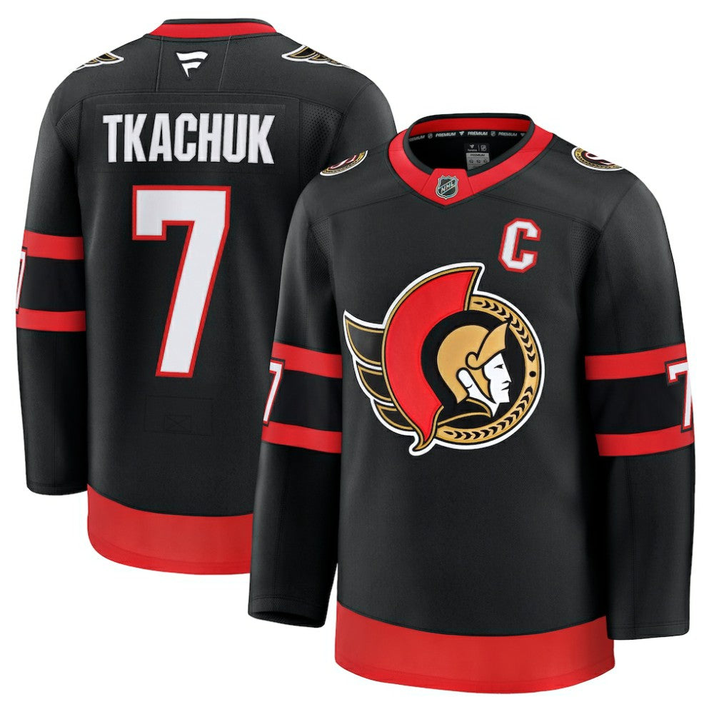 Brady Tkachuk Ottawa Senators Fanatics Home Premium Jersey - Black | Fanatics Lifestyle