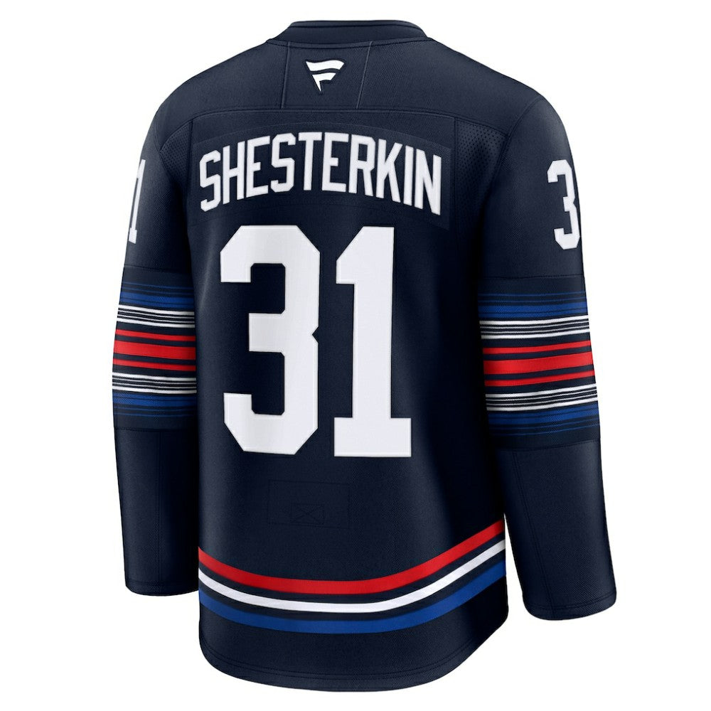 Igor Shesterkin New York Rangers Fanatics Alternate Premium Jersey - Navy | Fanatics discount