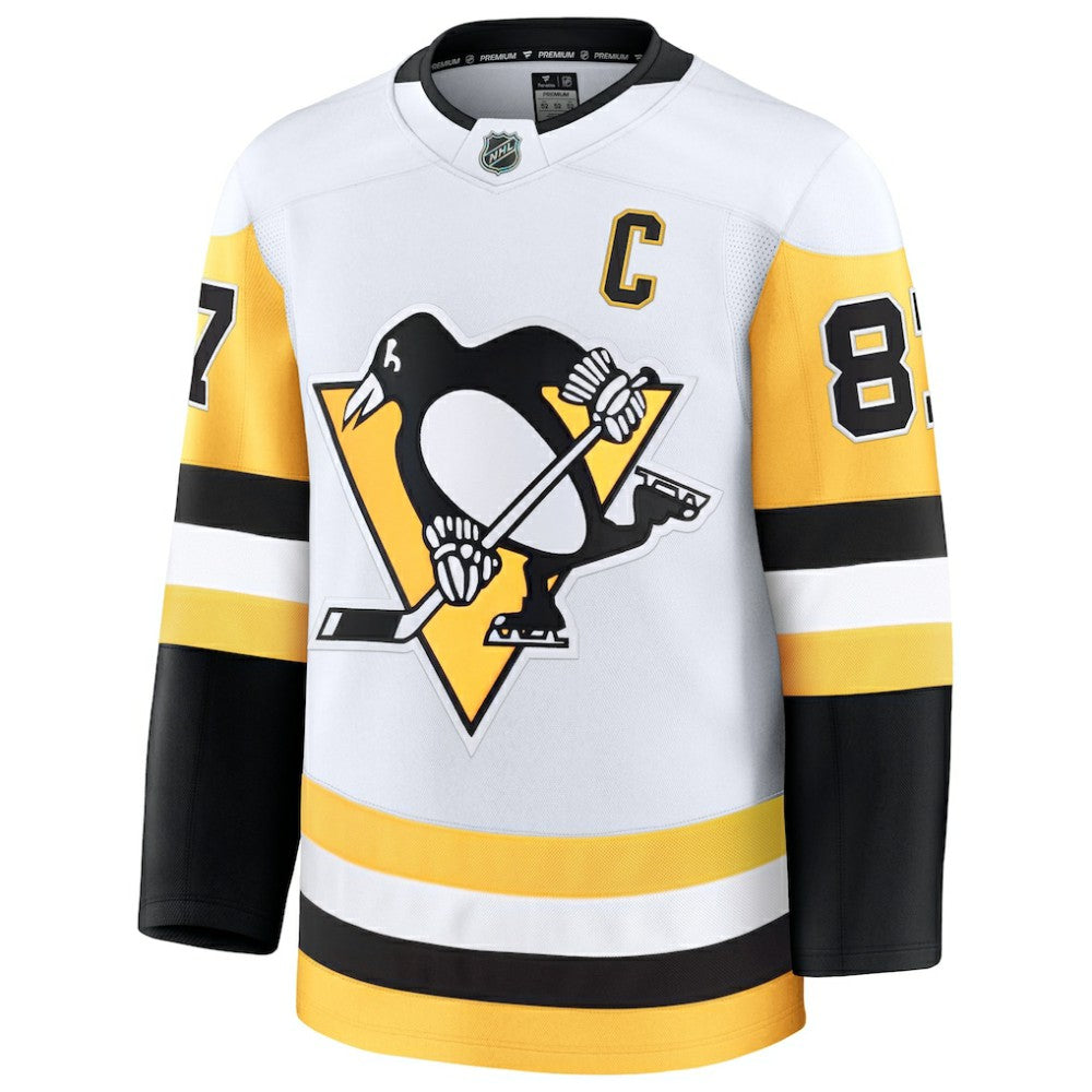 Sidney Crosby Pittsburgh Penguins Fanatics Away Premium Jersey - White | Fanatics Clearance
