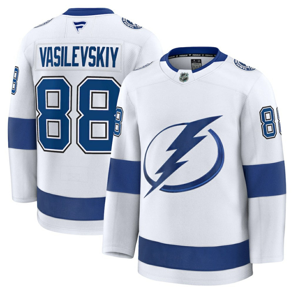 Andrei Vasilevskiy Tampa Bay Lightning Fanatics Away Premium Jersey - White | Fanatics discount