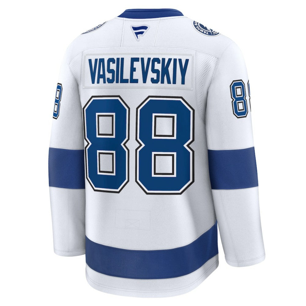 Andrei Vasilevskiy Tampa Bay Lightning Fanatics Away Premium Jersey - White | Fanatics discount