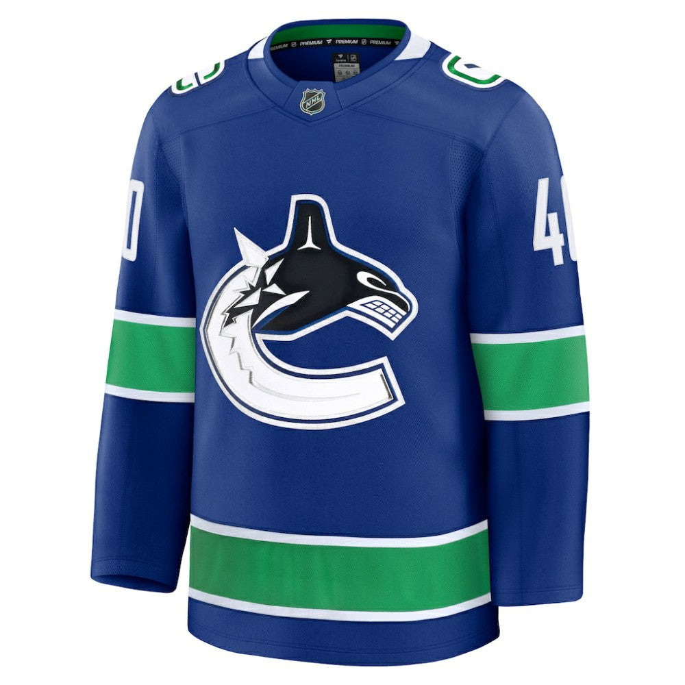 Elias Pettersson Vancouver Canucks Fanatics Home Premium Jersey - Blue | Fanatics online