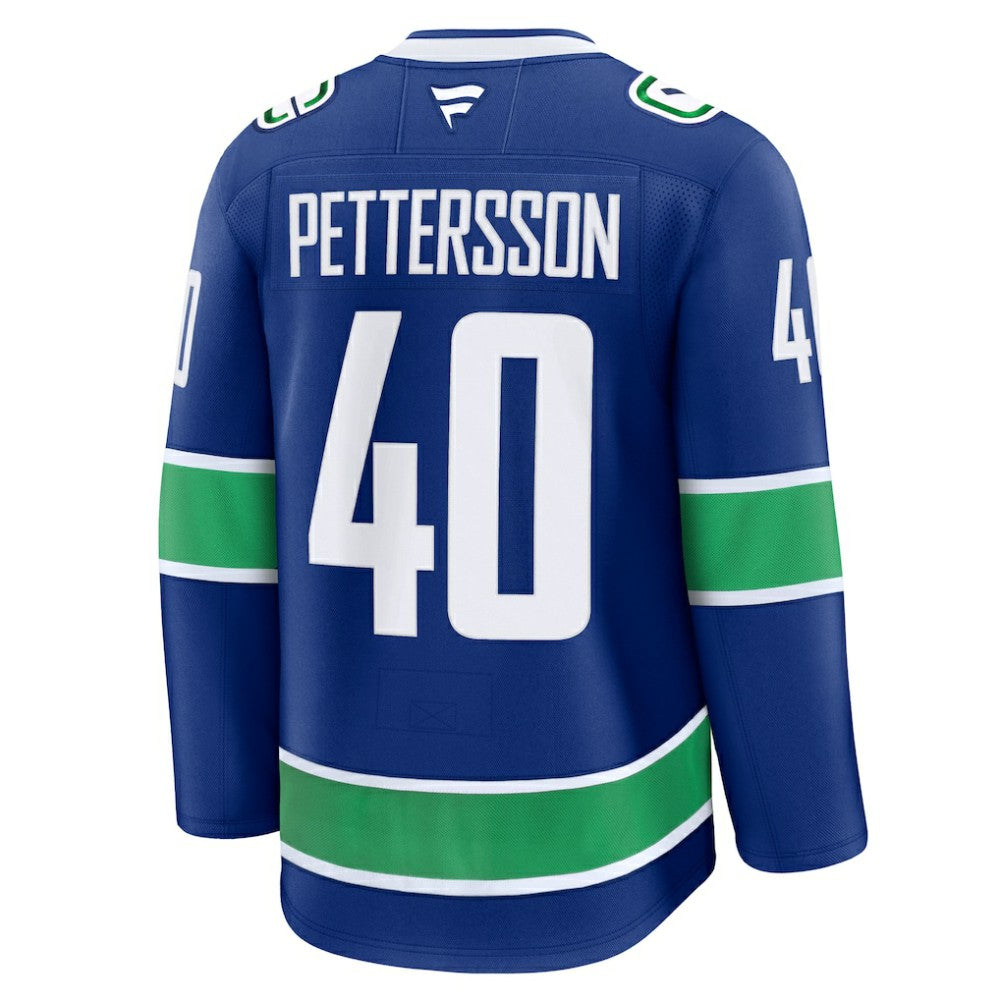Elias Pettersson Vancouver Canucks Fanatics Home Premium Jersey - Blue | Fanatics online