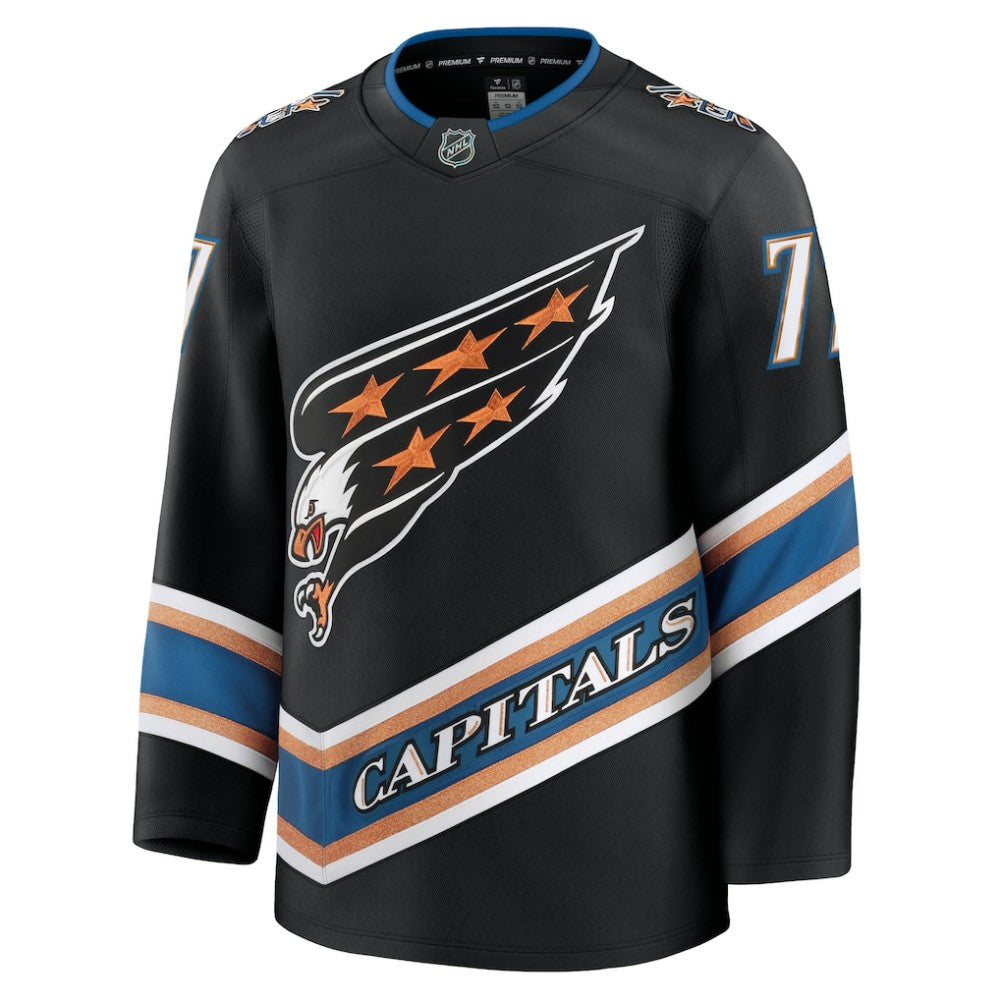 TJ Oshie Washington Capitals Fanatics Alternate 50th Anniversary Premium Jersey - Black | Fanatics discount