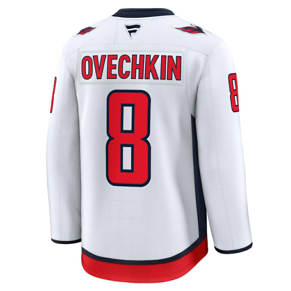 Alexander Ovechkin Washington Capitals Fanatics Away Premium Jersey - White | Fanatics sale