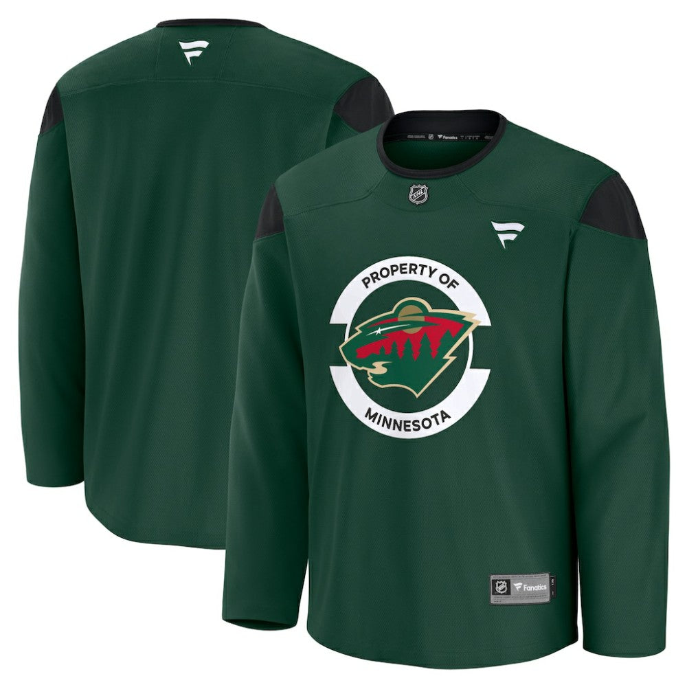Minnesota Wild Fanatics Practice Jersey - Green | Fanatics Clearance