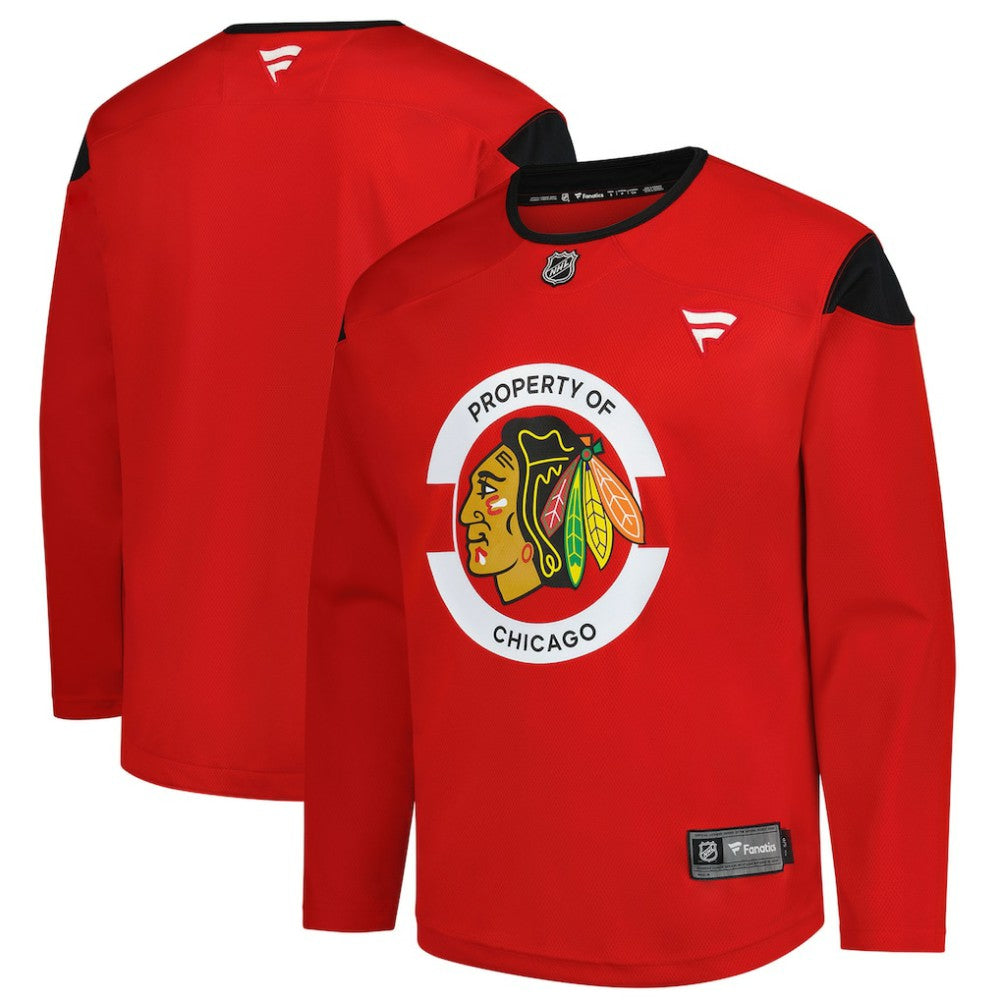 Chicago Blackhawks Fanatics Practice Jersey - Red | Fanatics Clearance