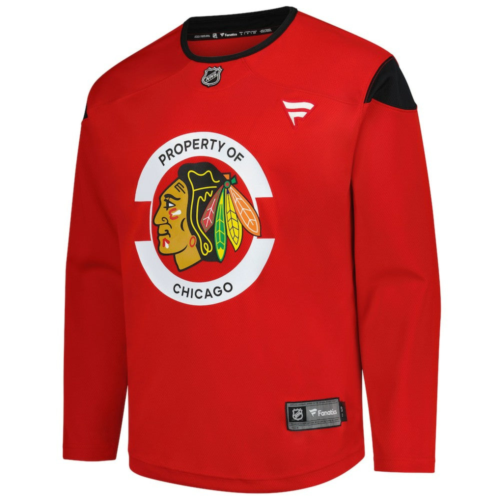 Chicago Blackhawks Fanatics Practice Jersey - Red | Fanatics Clearance