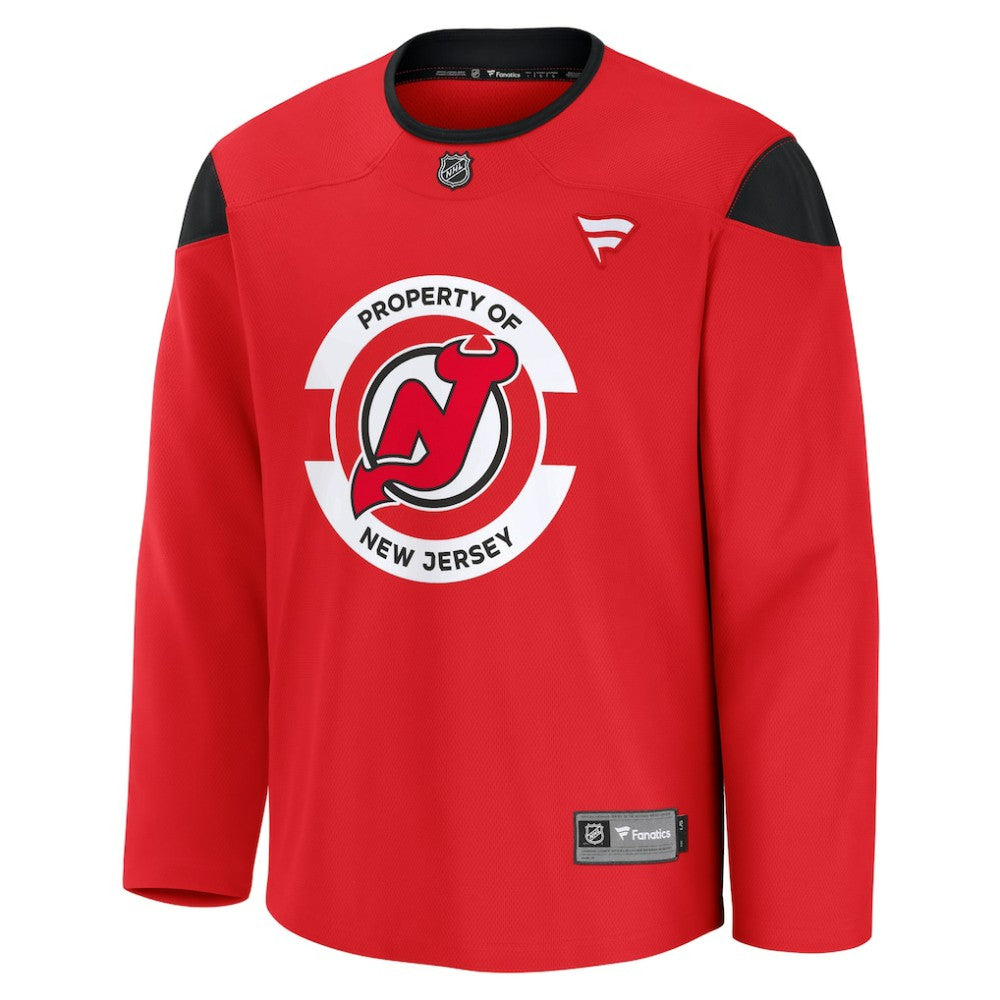 New Jersey Devils Fanatics Practice Jersey - Red | Fanatics Lifestyle