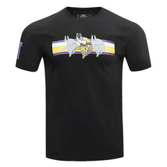 Minnesota Vikings Pro Standard Retro Striper T-Shirt - Black - NFL