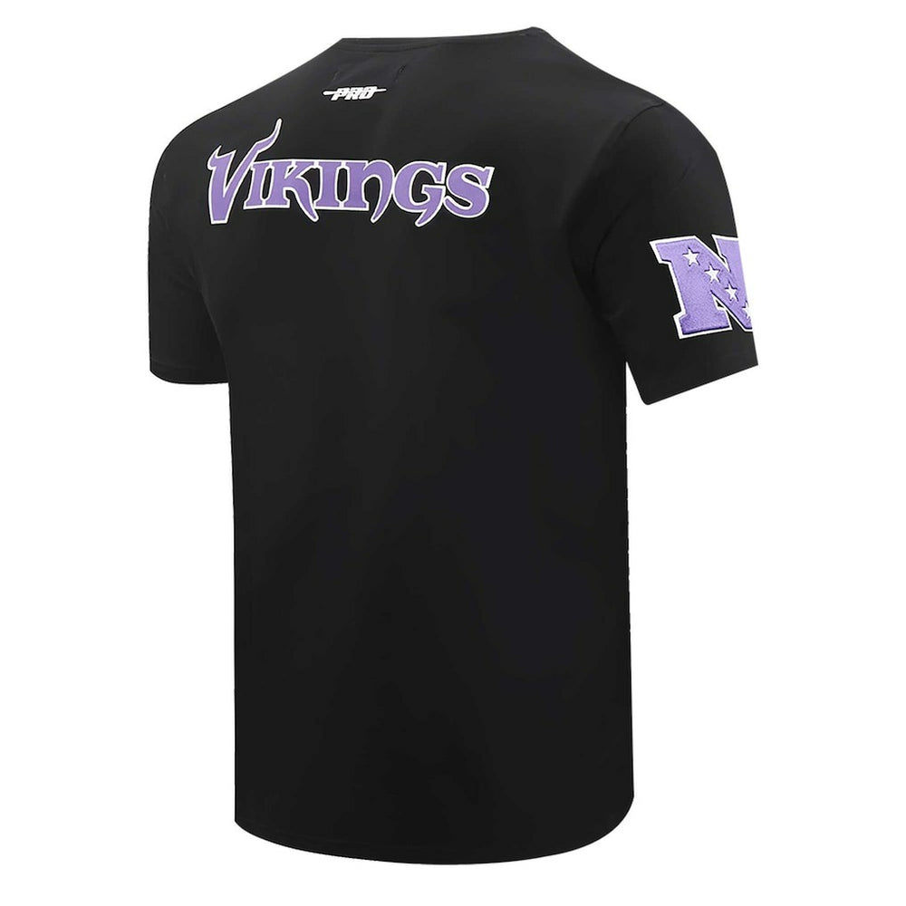 Minnesota Vikings Pro Standard Retro Striper T-Shirt - Black - NFL