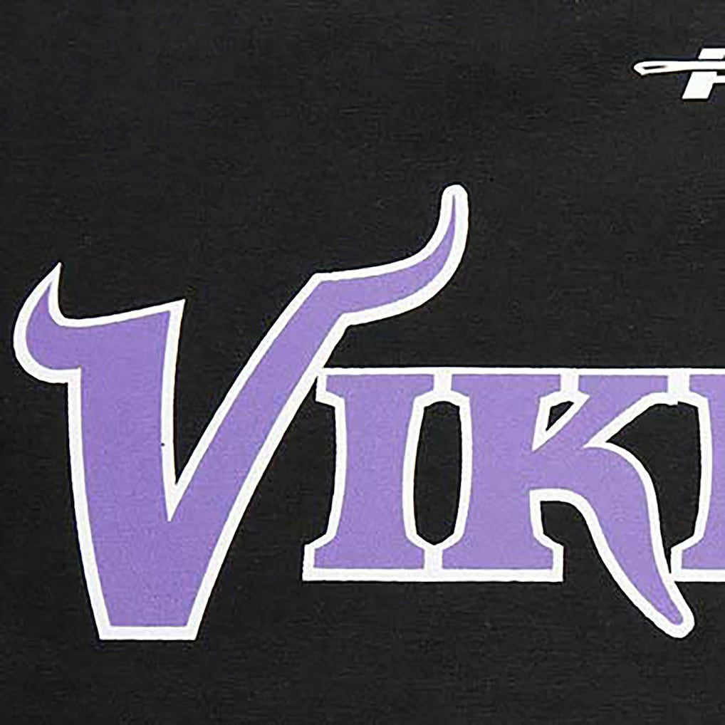 Minnesota Vikings Pro Standard Retro Striper T-Shirt - Black - NFL