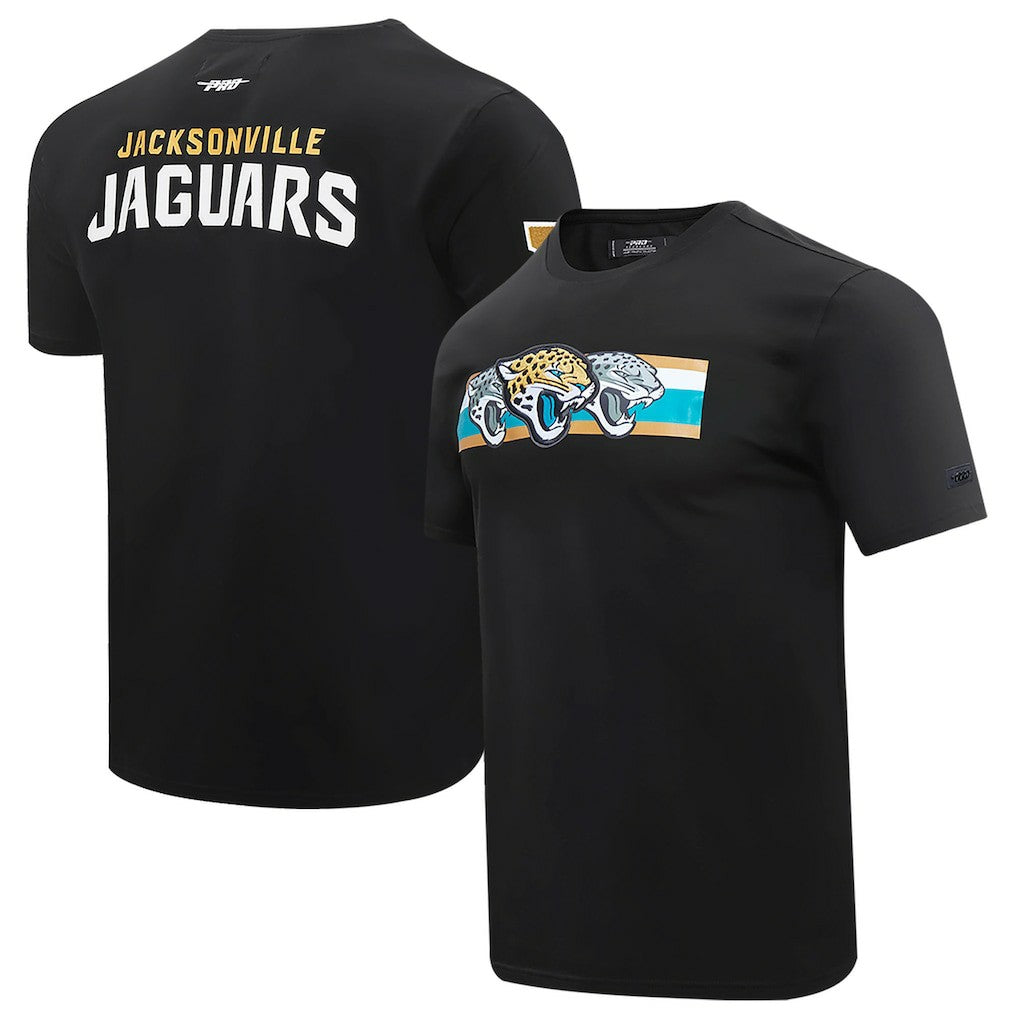 Jacksonville Jaguars Pro Standard Retro Striper T-Shirt - Black - NFL