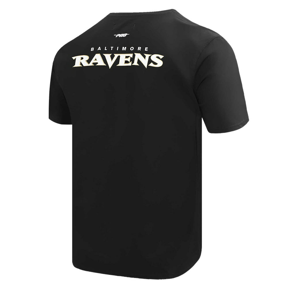 Baltimore Ravens Pro Standard Retro Striper T-Shirt - Black - NFL