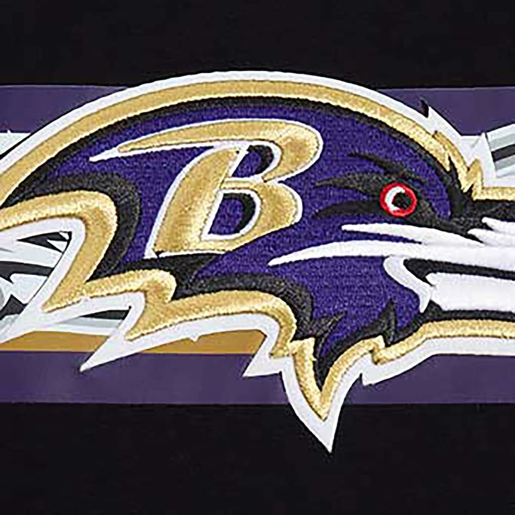 Baltimore Ravens Pro Standard Retro Striper T-Shirt - Black - NFL