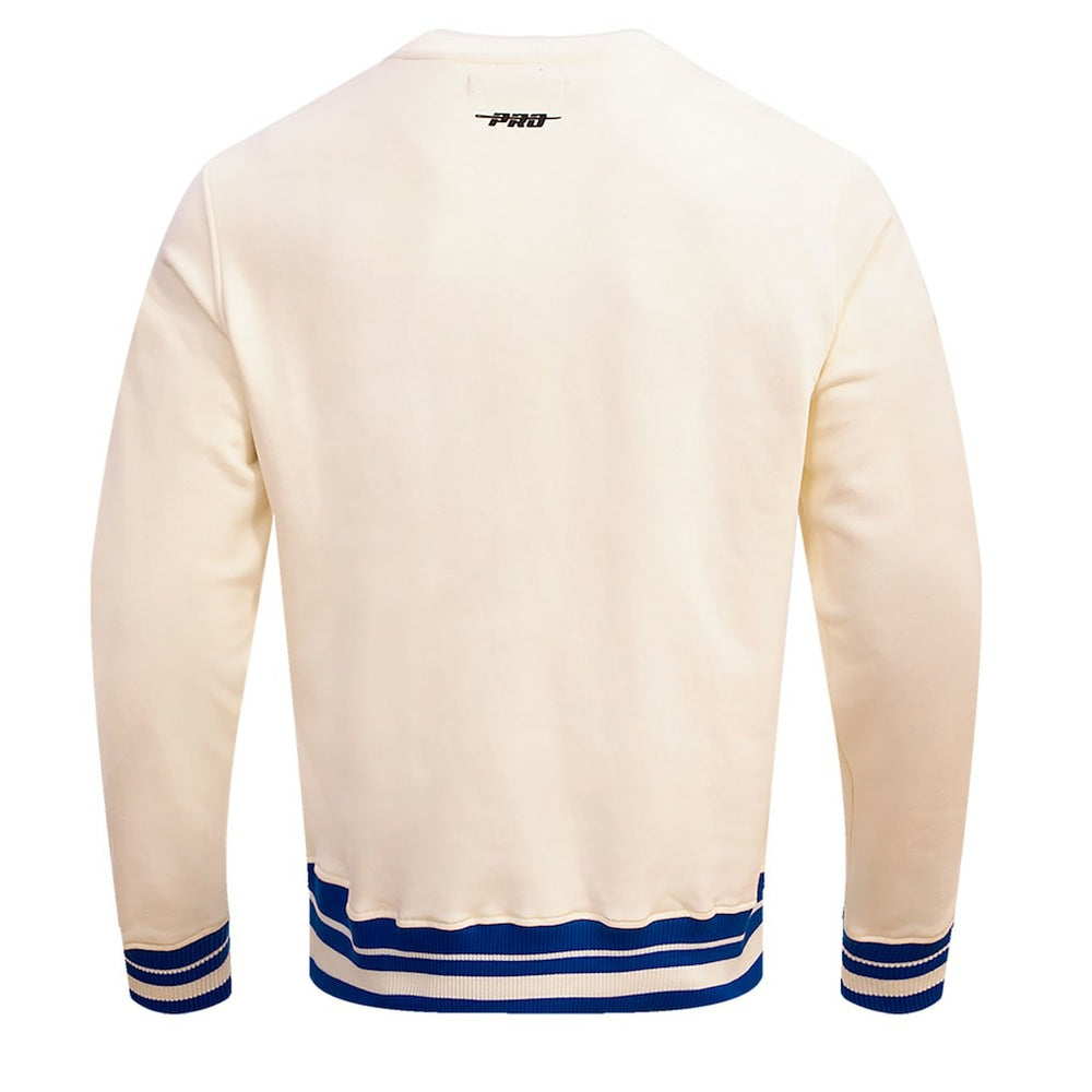 Seattle Seahawks Pro Standard Retro Classics Fleece Pullover Sweatshirt - Cream - NFL
