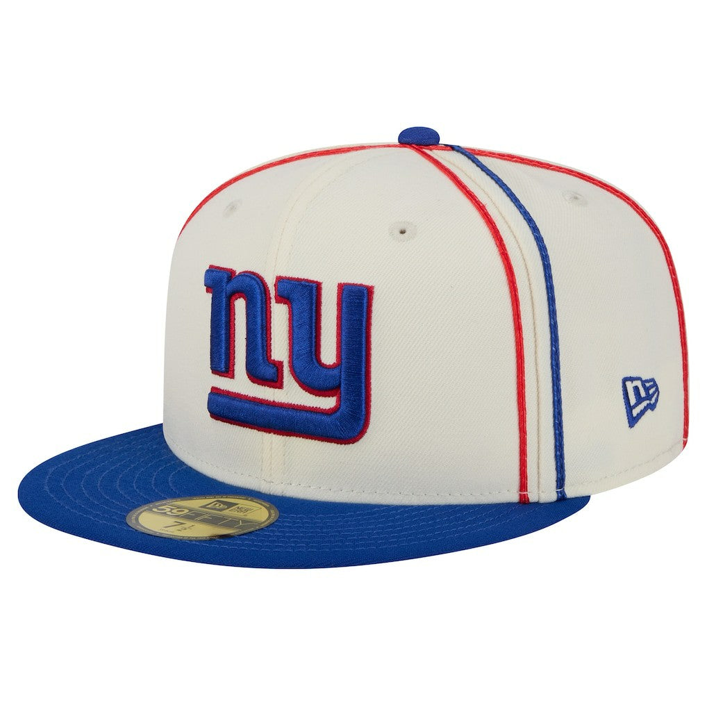 New York Giants New Era Soutache 59FIFTY Fitted Hat - Cream - NFL