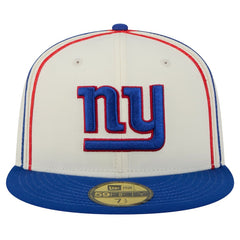 New York Giants New Era Soutache 59FIFTY Fitted Hat - Cream - NFL
